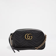 Gucci GG Marmont Camera Bag Matelasse Small Black