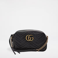 Gucci GG Marmont Camera Bag Matelasse Small Black