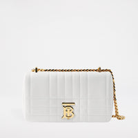 Burberry Small Lola Bag Optic White