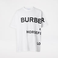 Burberry Horseferry Print Cotton T-shirt White/Black