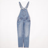 Levi's Hängselbyxor Dam S Ljusblå Denim Snickarbyxor
