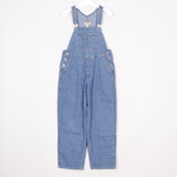 LondonJean Hängselbyxor Dam M Denim Blå Snickarbyxor