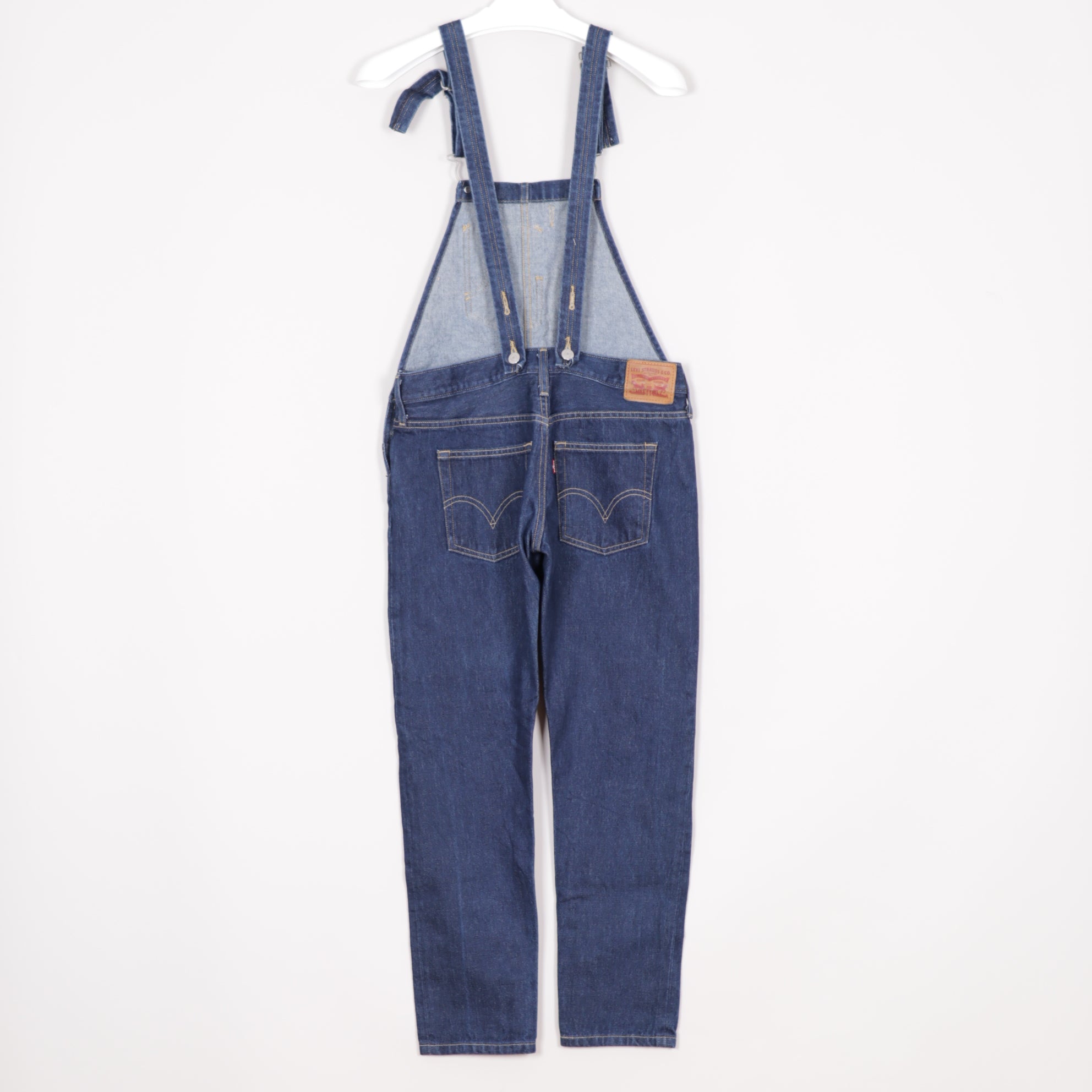 Levi's Hängselbyxor Dam XS Denim Blå Snickarbyxor