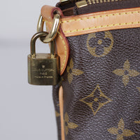 Louis Vuitton Monogram Palermo PM Handväska Brun / GHV