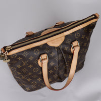 Louis Vuitton Monogram Palermo PM Handväska Brun / GHV