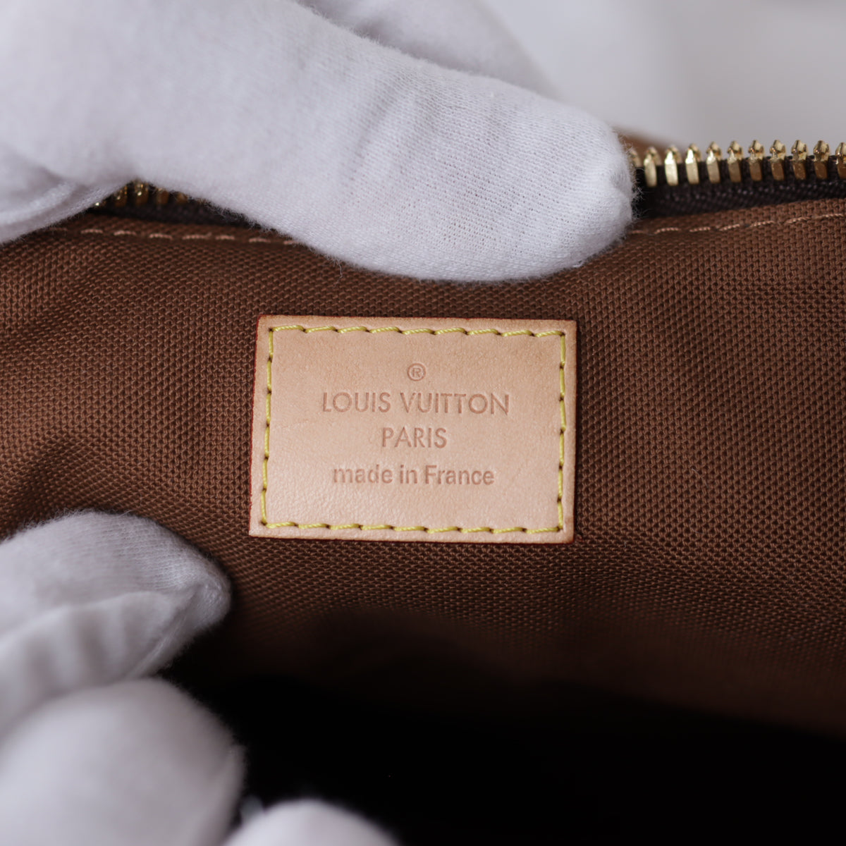 Louis Vuitton Monogram Palermo PM Handväska Brun / GHV