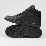 Jordan 1 Mid Triple Black