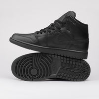 Jordan 1 Mid Triple Black